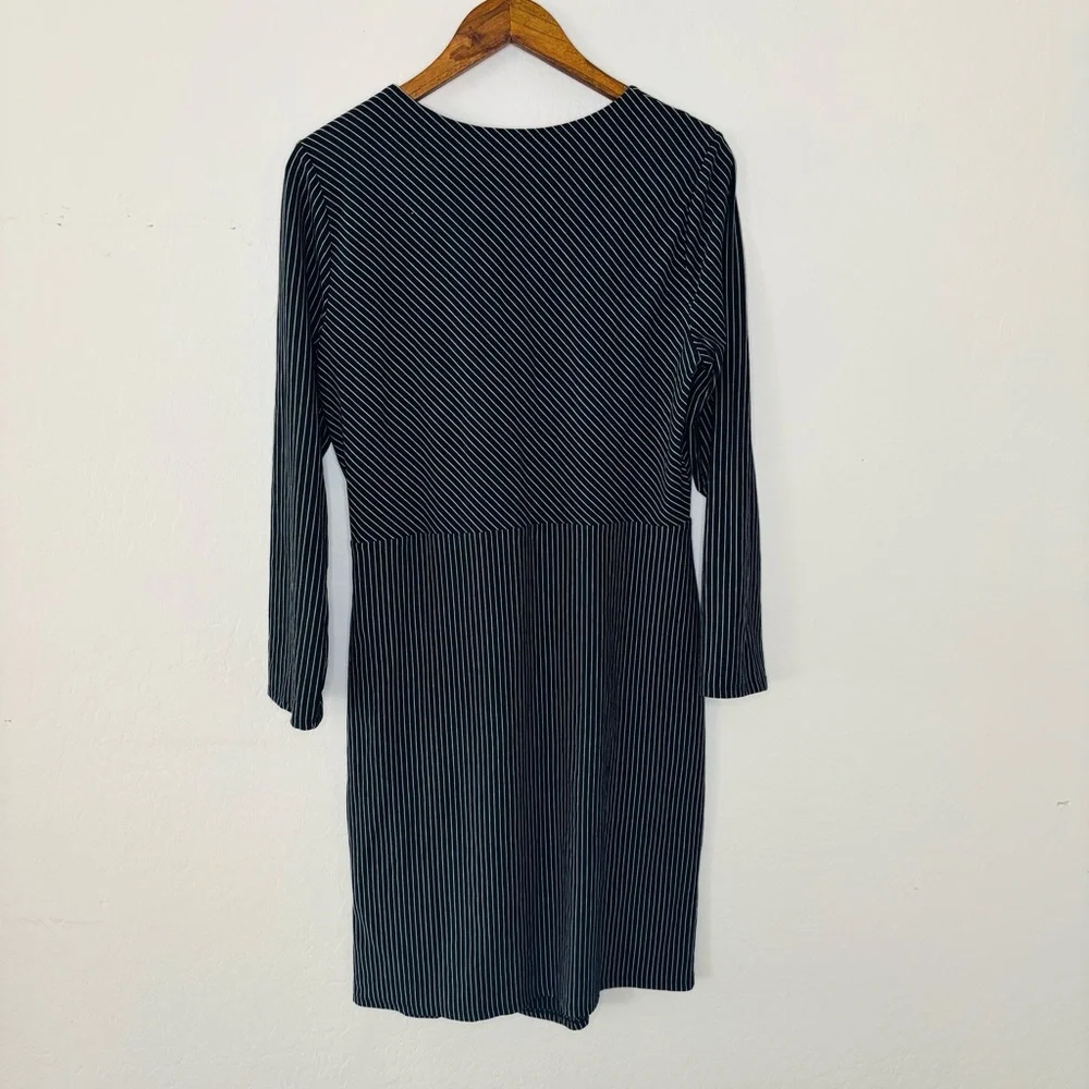 Ann‎ Taylor Pinstripe Dress NWT Women’s Long Sleeve Workwear Large S490283